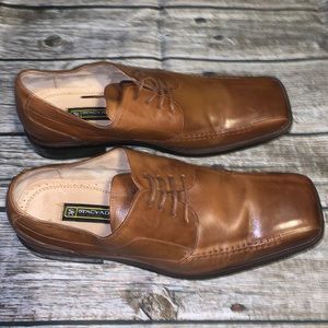 Stacy Adams Oxford brown leather shoes like new
